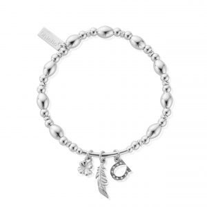 ChloBo Silver Luck And Courage Bracelet