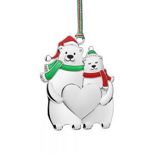 Newbridge Polar Bear Couple Christmas Tree Decoration