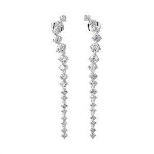 Newbridge Silver Plated Cubic Zirconia Drop Earrings