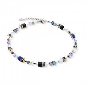 Coeur de Lion GeoCUBE Precious Motion Blue Moon Necklace