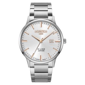 Roamer Gents R-Line Classic Silver Dial Bracelet
