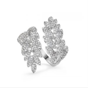 Newbridge Silver Plated Leaf Ring