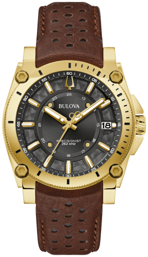 Bulova Gents Icon Precisionist Gold plated Dial