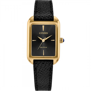 Citizen Ladies Dress Classic Black Strap Watch