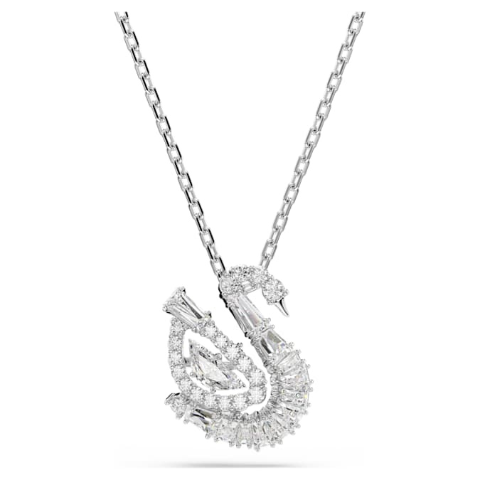 Swarovski White Swan Pendant