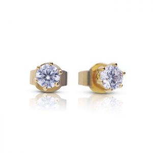Diamonfire Six Claw Carat Stud Earrings