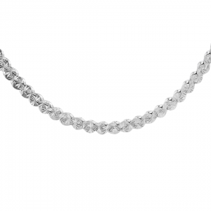 Sterling Silver Diamond Cut Serpentine Chain