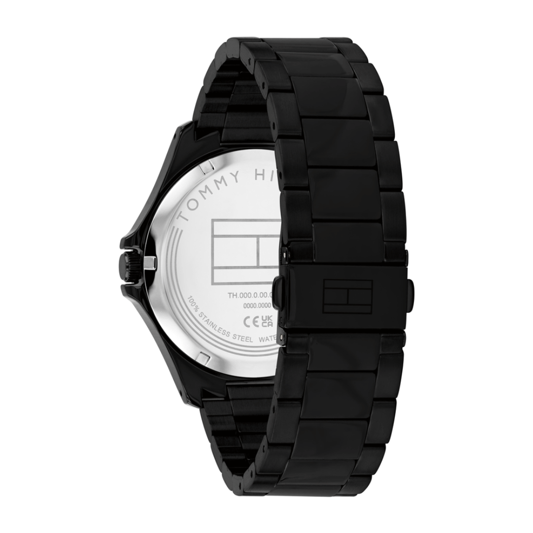Tommy Hilfiger Bruce Black Stainless Steel Watch - Image 2