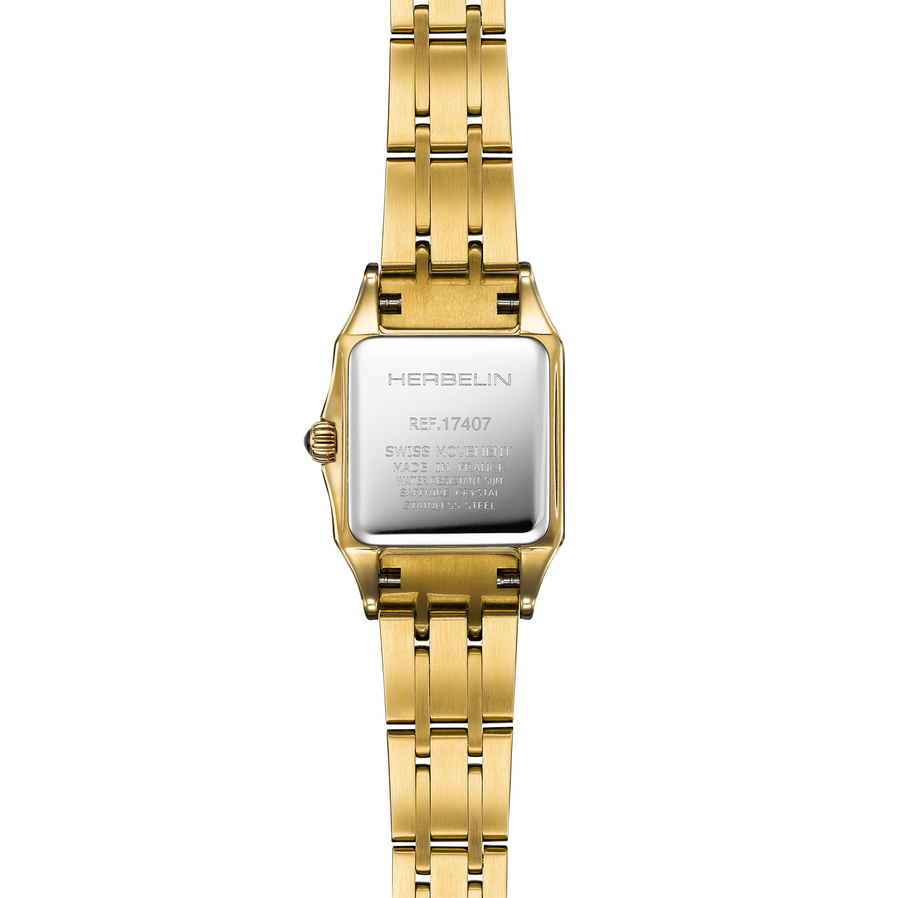 Herbelin Luna Yellow Gold Tone Watch - Image 4