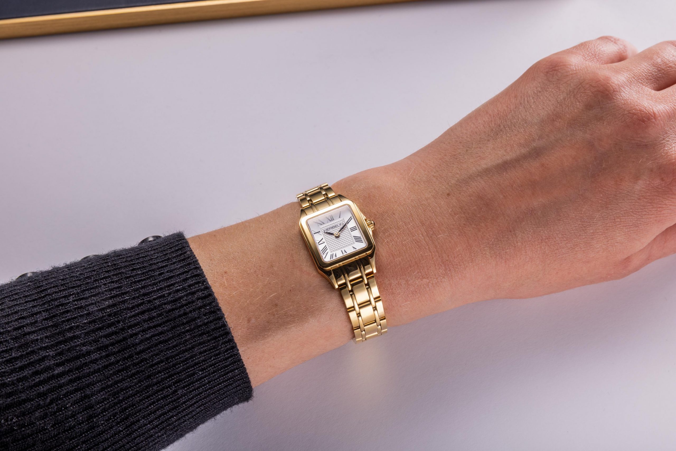 Herbelin Luna Yellow Gold Tone Watch - Image 2