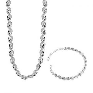 Newbridge Circular Necklace and Bracelet Set