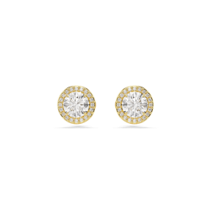 Swarovski Una Angelic Stud Earrings Gold
