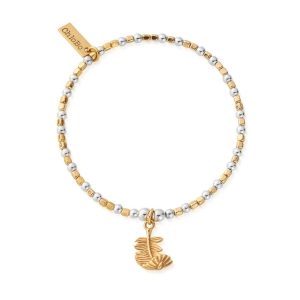 ChloBo Curved Feather Bracelet Two tone