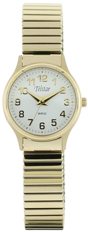 Telstar Ladies Gold Plated Expander Watch