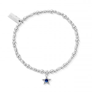 Chlobo Silver December Birthstone Bracelet