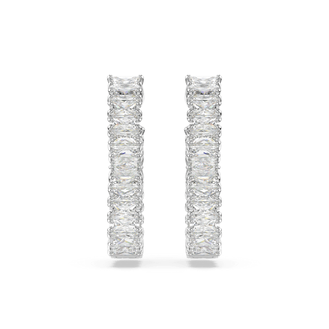 Swarovski Hyperbola Infinity Hoop Earrings - Image 3