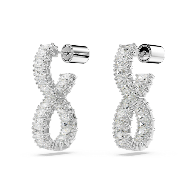Swarovski Hyperbola Infinity Hoop Earrings