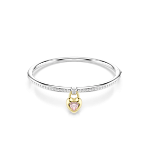 Swarovski Idyllia Bangle with Pink Heart Locket
