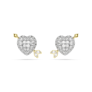 Swarovski Idyllia Heart and Arrow Stud Earrings