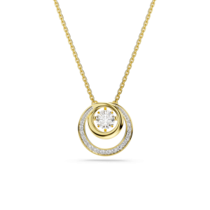 Swarovski Hyperbola Circle Gold Plated Pendant