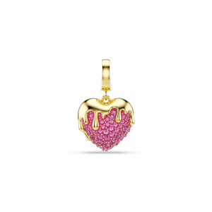 Swarovski Idyllia Pink Dripping Heart Charm
