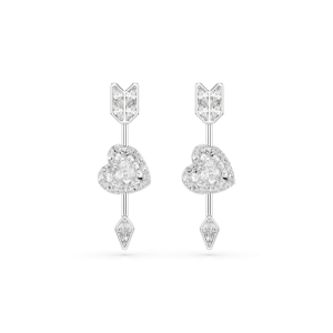 Swarovski Idyllia Heart and Arrow Drop Earrings