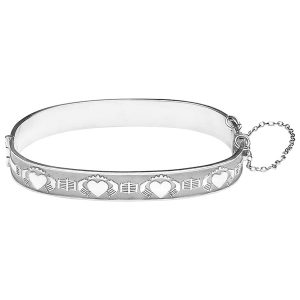 Silver Anam Cara Claddagh Bracelet