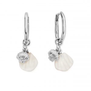Chlobo Silver Dream Waves Oval Hoops