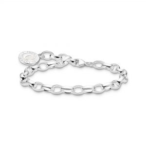 THOMAS SABO Charm Bracelet with White Charmista Coin