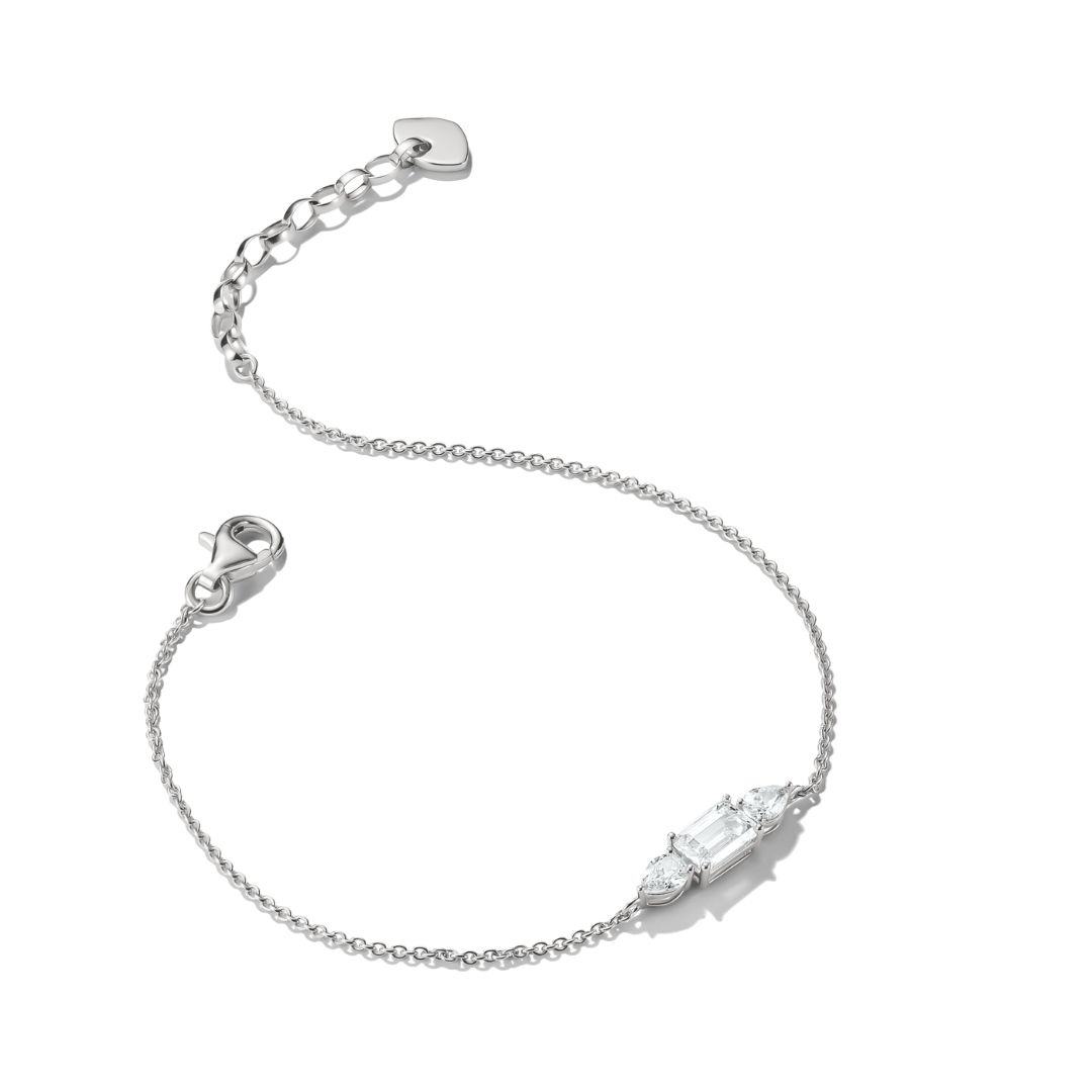 THOMAS SABO Silver Bracelet with Sparkling Zirconia Stones - Image 2