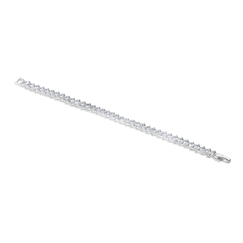 Newbridge Bracelet with Clear Stones - Image 2