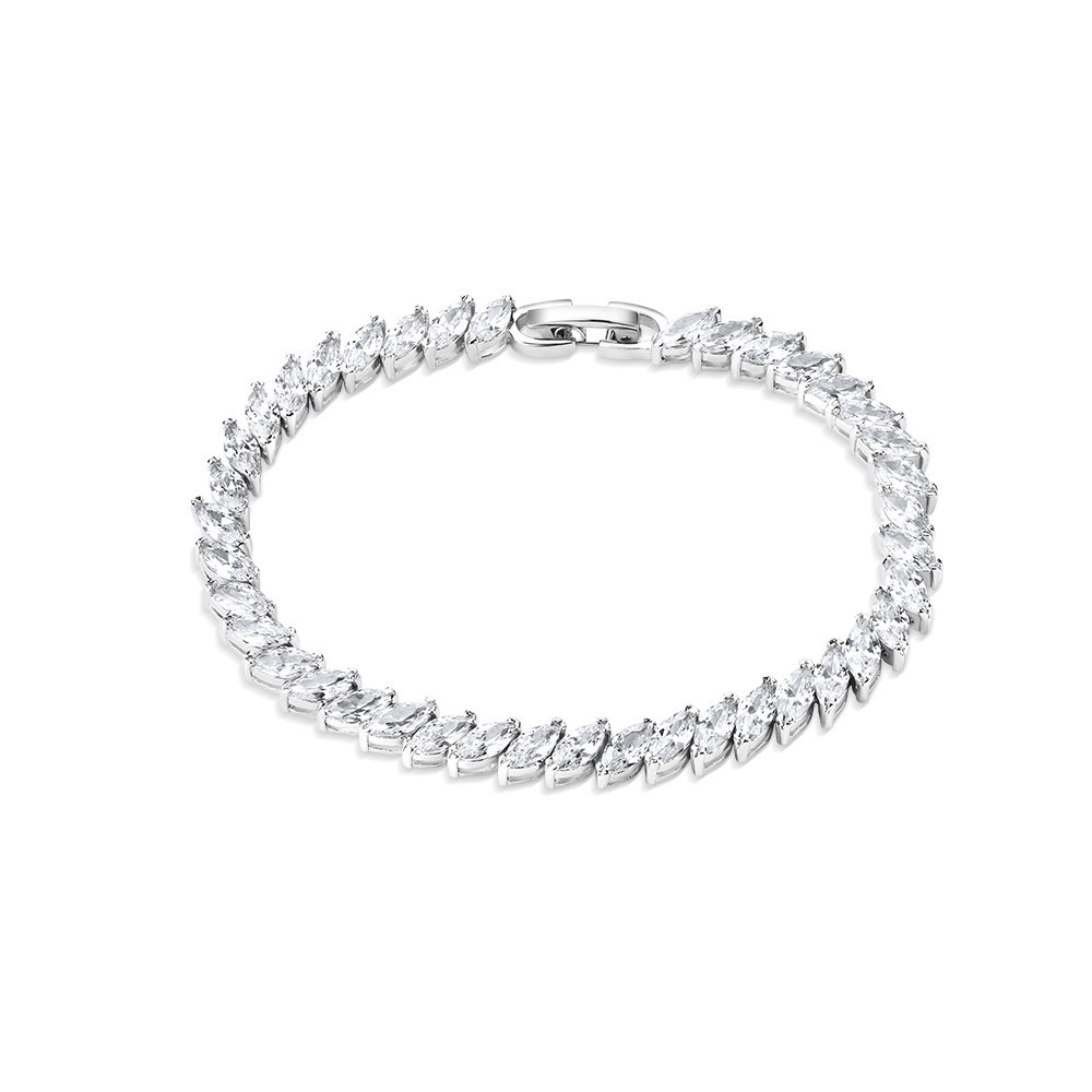 Newbridge Bracelet with Clear Stones