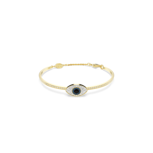 Swarovski Symbolica Evil Eye Blue Bangle Gold