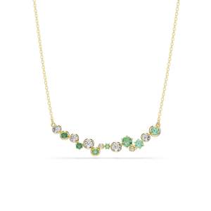 Swarovski Constella Mixed Cut Green Stones Necklace