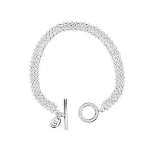 Newbridge Triple Strand Bracelet with Clear Stones