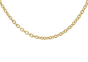 Yellow Gold Plated 24' Sterling Silver Belcher Chain