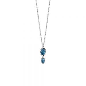 Newbridge Dark Blue Stone Pendant