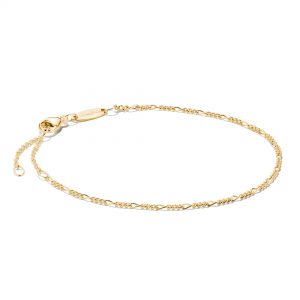 THOMAS SABO Gold Plated Figaro Design Gold Bracelet