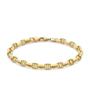 9K Gold Rambo Link Bracelet