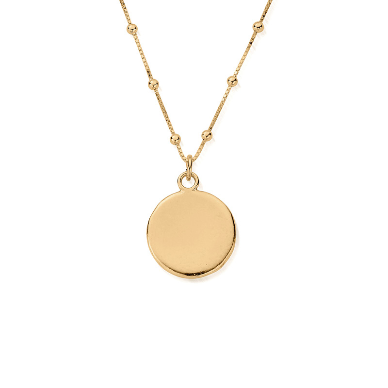 ChloBo Moon Flower Necklace Gold Plate - Image 2