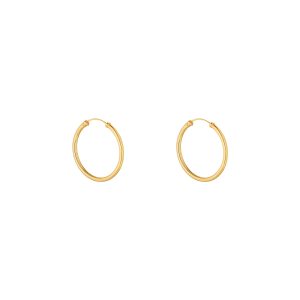 9k Gold 15mm Flexible Hoop