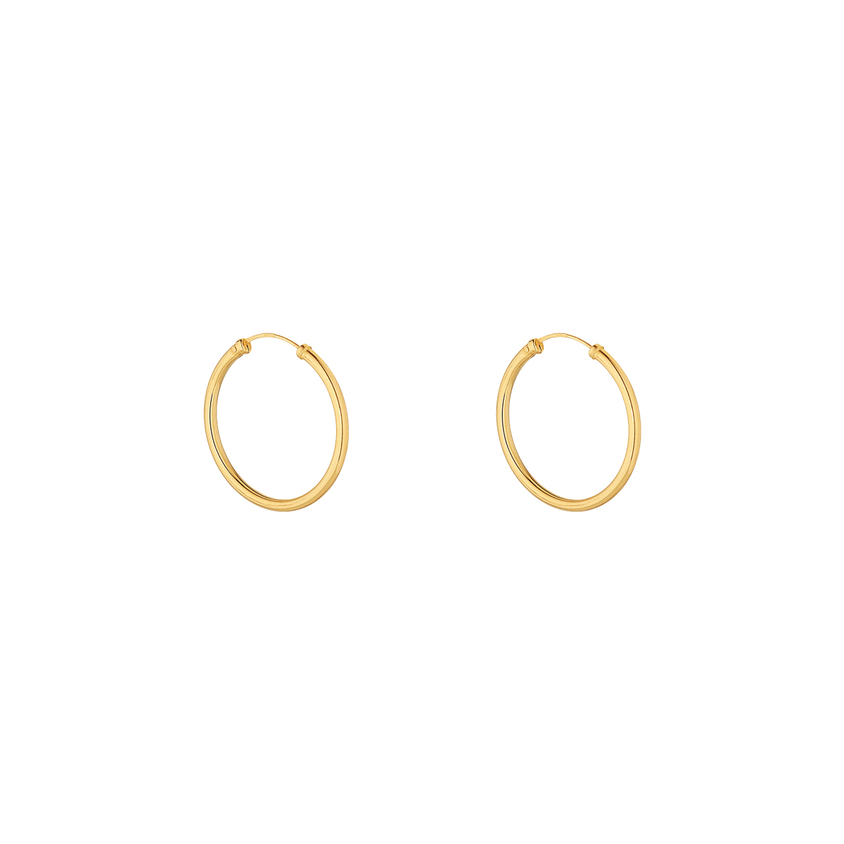 9k Gold 15mm Flexible Hoop