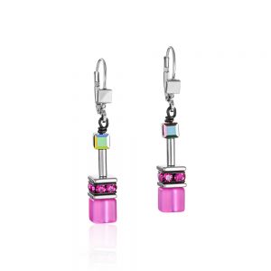 Coeur De Lion GeoCUBE® Earrings Pink