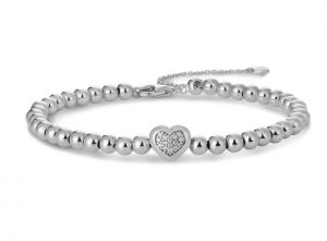 Gisser Pave Heart Bracelet