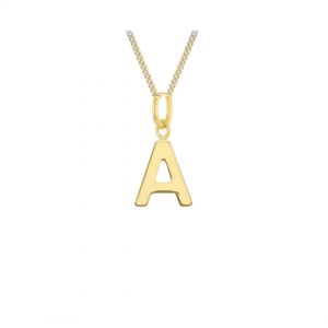 9ct Initial Pendants and Chain