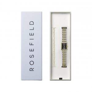 Rosefield Two-Tone Octagon Watch & Paperlink Bracelet Set