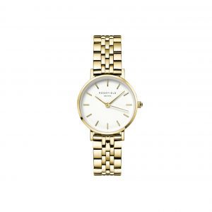 Rosefield Small Edit White Gold Watch
