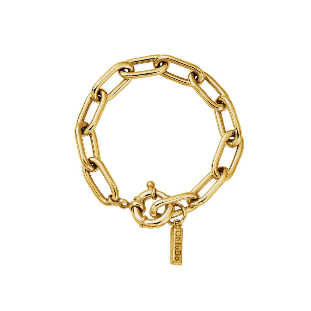 ChloBo Couture Gold Chunky Link Bracelet