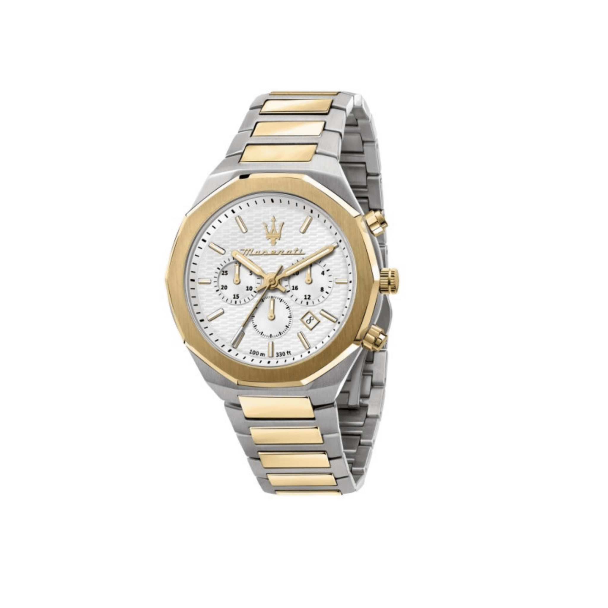Maserati Stile 45mm Chronograph Two Tone Watch