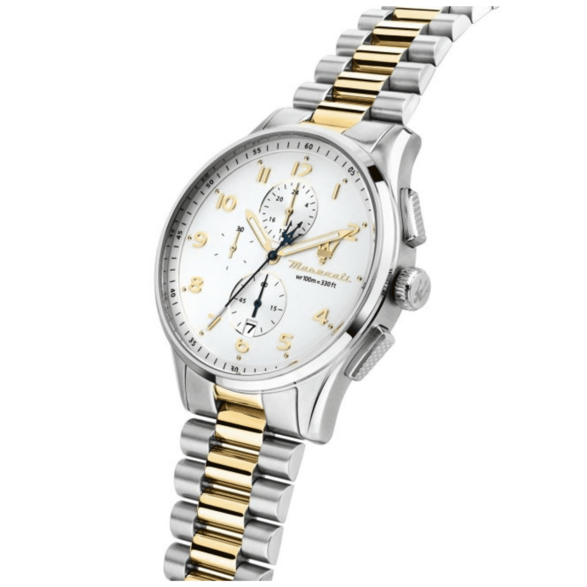 Maserati Sorpa Stainless Steel 42mm Chronograph Two Tone Bracelet - Image 4